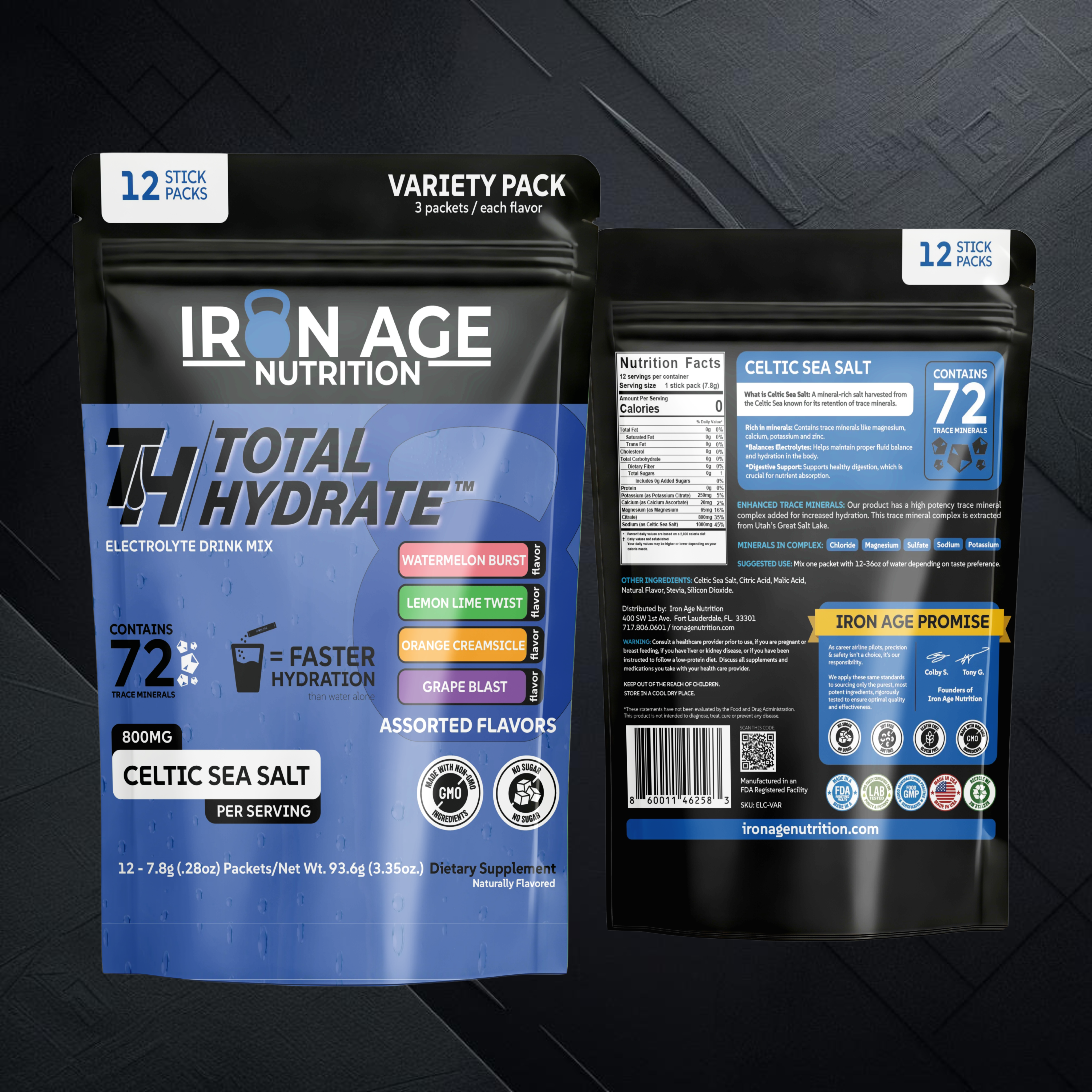 Electrolytes - w/Celtic Sea Salt