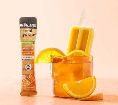 Runner with Total Hydrate sugar-free electrolytes — Iron Age Nutrition