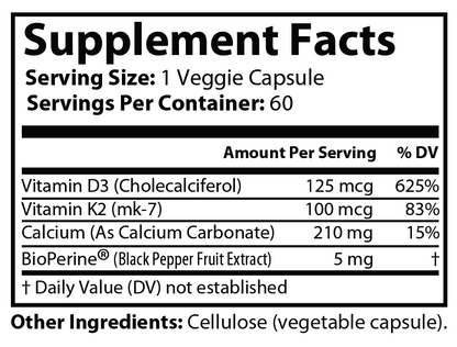 Vitamin K2 & D3