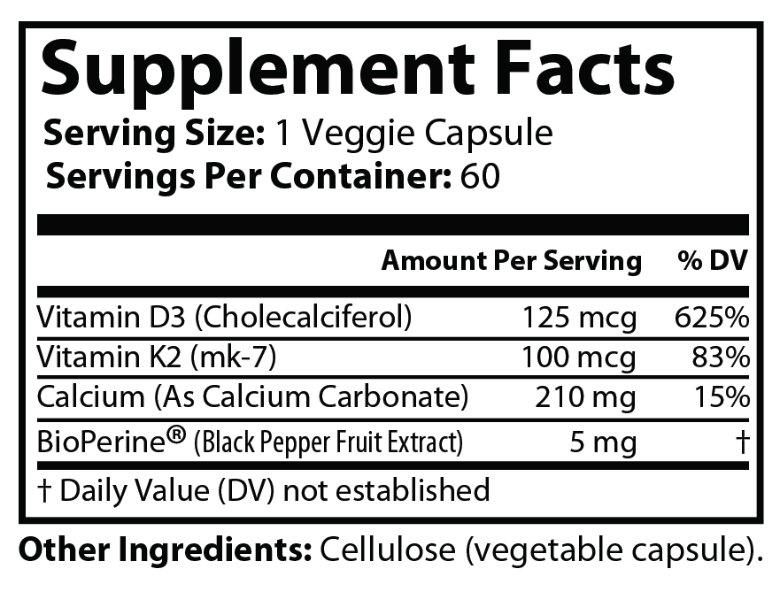 Vitamin K2 & D3