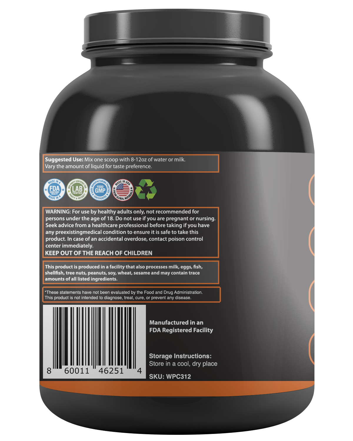 Whey Concentrate, Chocolate - Titan Series