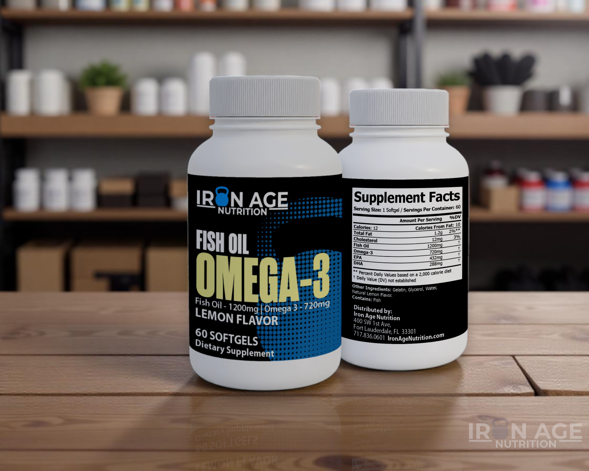Omega-3 Fish Oil w/Lemon Flavor