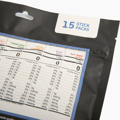 Total Hydrate electrolyte powder variety pack — studio product photo 4