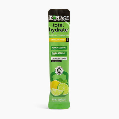 Total Hydrate Lemon Lime Twist electrolyte powder — studio product photo 5
