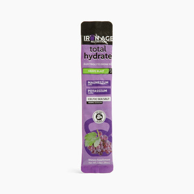 Total Hydrate Grape Blast electrolyte powder — studio product photo 5