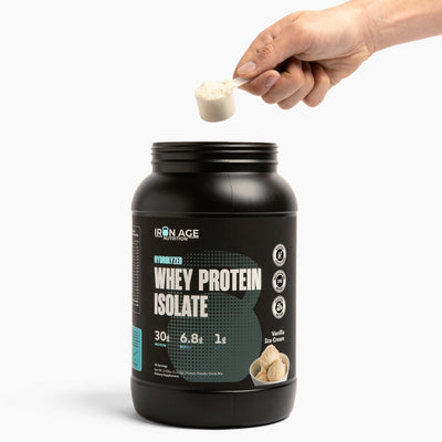Iron Age Nutrition whey protein isolate — studio product photo 2