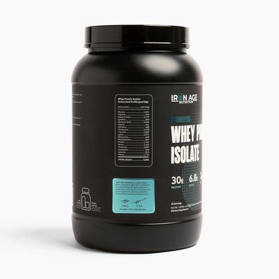 Iron Age Nutrition whey protein isolate — studio product photo 3